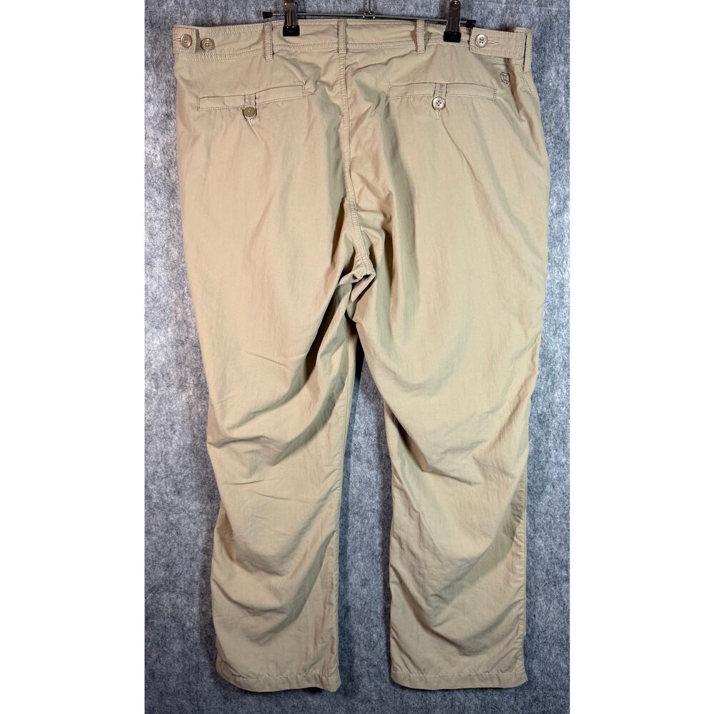 Clothing Arts Mens P Cubed Pick-Pocket Proof Travel Pants Tan 38x30 Casual - Picture 3 of 10